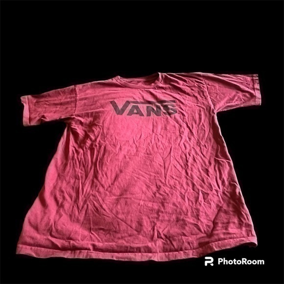 Vans Other - Red Burgundy men’s Vans skater casual tshirt